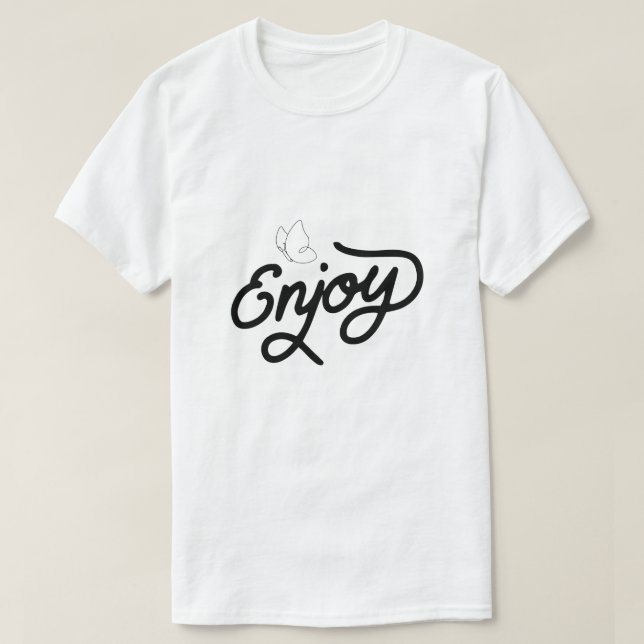 Camiseta Apreciar – Tipografia Simples e Positiva (Frente do Design)