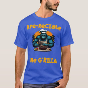 Camiseta Aprecie O Grilla Master CHURRASCO Griller Divertiu