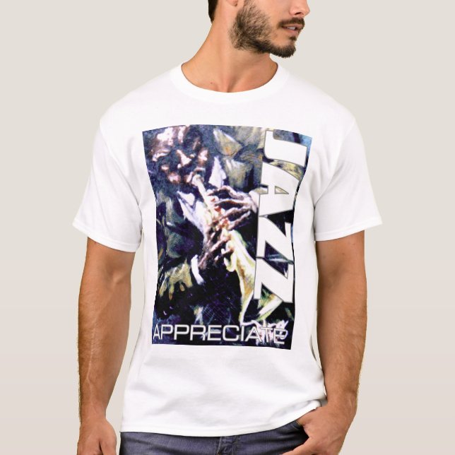 Camiseta Aprecie o jazz 3 (Frente)