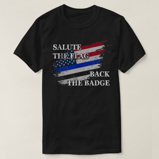 Camiseta Aprecie O Sinalizador De Trás Do Crachá, Que Fica  (Frente do Design)
