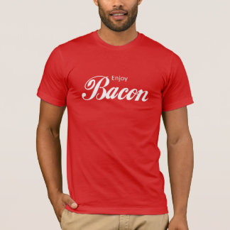 Camiseta Aprecie o T do bacon