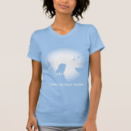 Camiseta Aprenda a Lutar Sozinho – Leão sob a Luz do Luar