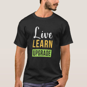 Camiseta Aprenda Ao Vivo E Atualize A Cota Feliz Motivacion