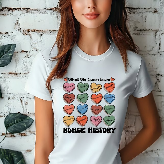 Camiseta Aprenda com a História Negra (Criador carregado)