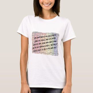 Camiseta aprenda dos pastéis