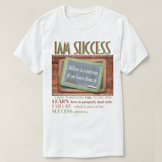 CAMISETA APRENDENDO COM O FRACASSO (Frente do Design)