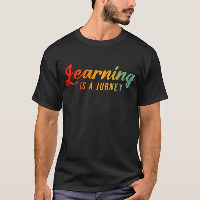 Camiseta Aprender É Uma Viagem (Frente)