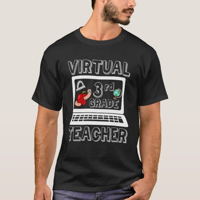 Camiseta Aprendizado Online Virtual de Terceiro Grau (Frente)