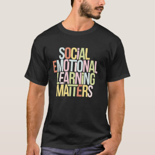 Camiseta Aprendizado Socioemocional é Importante Professor