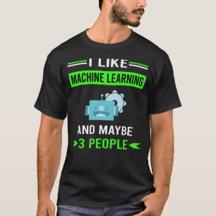Camiseta Aprendizagem de Máquina do Pessoas Verde 3