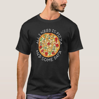 Camiseta Aprendizagem de Máquinas de Analistas de Pizza de 