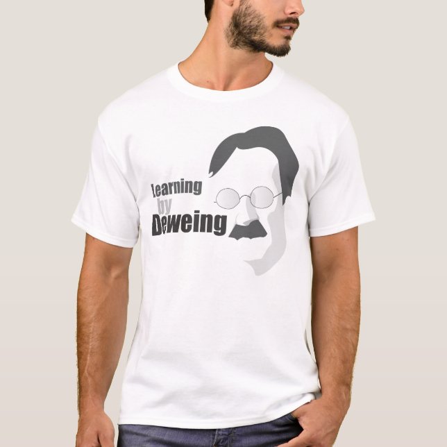 Camiseta Aprendizagem por Deweing - tshirt dos homens (Frente)