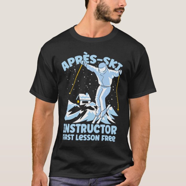 Camiseta Apres Ski Instructor Skiing (Frente)