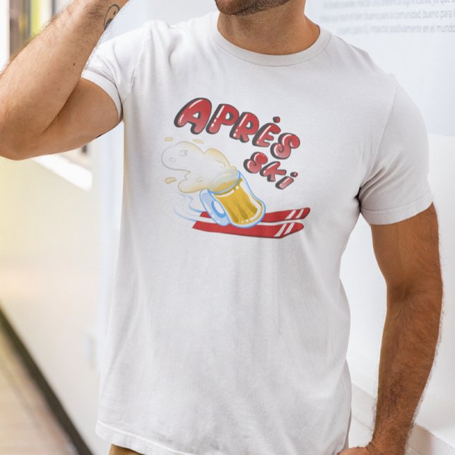 Camiseta Apres ski na Suiça (Criador carregado)