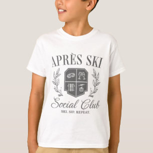 Camiseta Apres Ski Social Club Descida Skiing Sip Repe