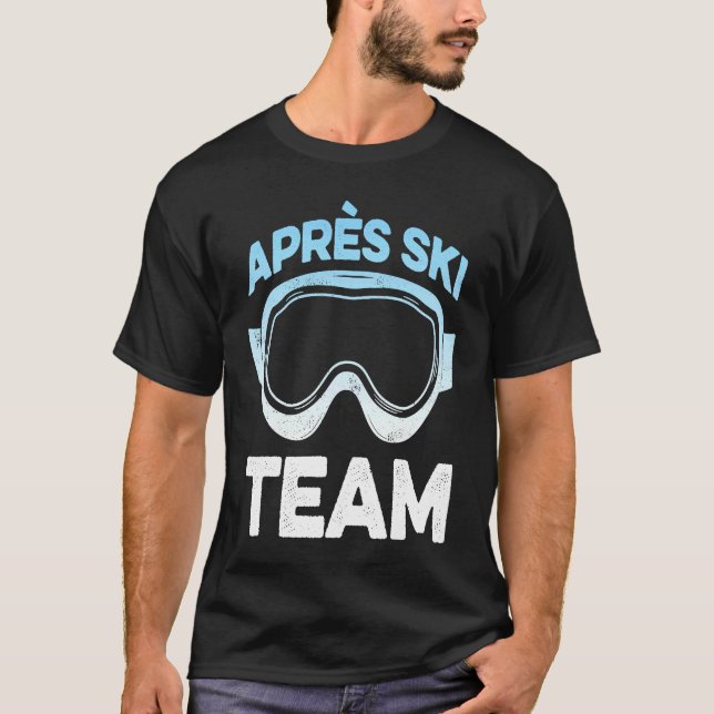 Camiseta Aprés Ski Team Skier (Frente)