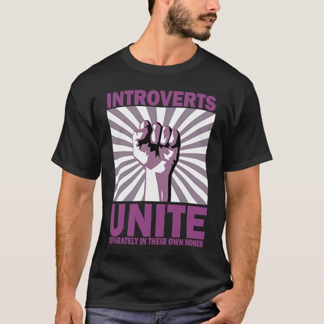 Camiseta Apresenta Unir-Se Separadamente Em Suas Próprias C (Frente)