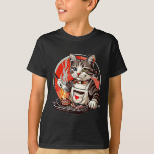 Camiseta Apresentação bonito De Cabina De Gato Que Adora O