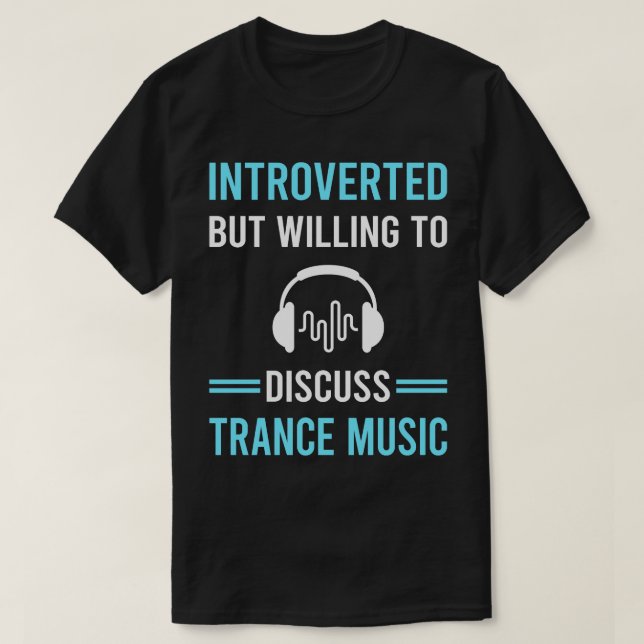 Camiseta Apresentação da música Trance (Frente do Design)