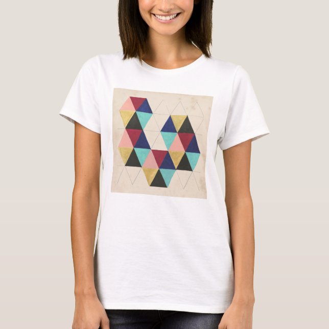 Camiseta Apresentação de padrões geométricos III (Frente)