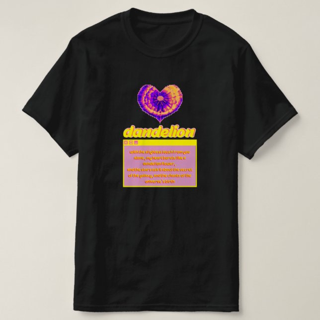 Camiseta Apresentação: O efeito do amor no big bang (Frente do Design)