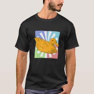 Camiseta Apresentações de Designs de Pato Incrível Vintage