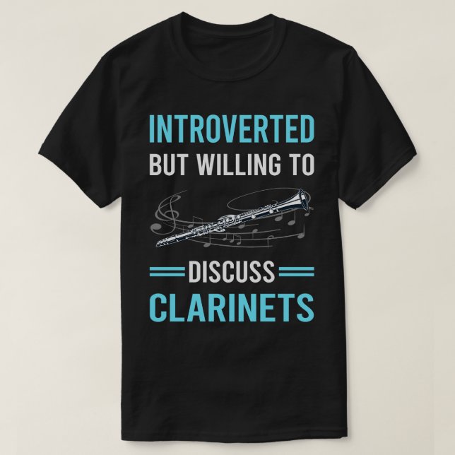 Camiseta Apresentada Clarinet (Frente do Design)