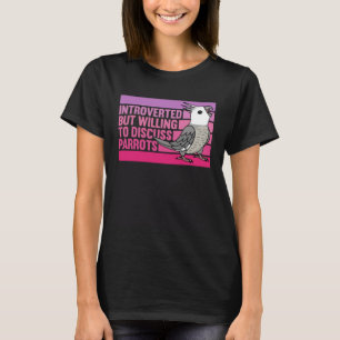 Camiseta Apresentada, Mas Parrots, Cinza com face branca
