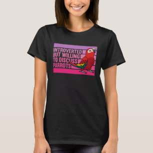 Camiseta Apresentada, Mas Parrots Scarlet Macaw 1