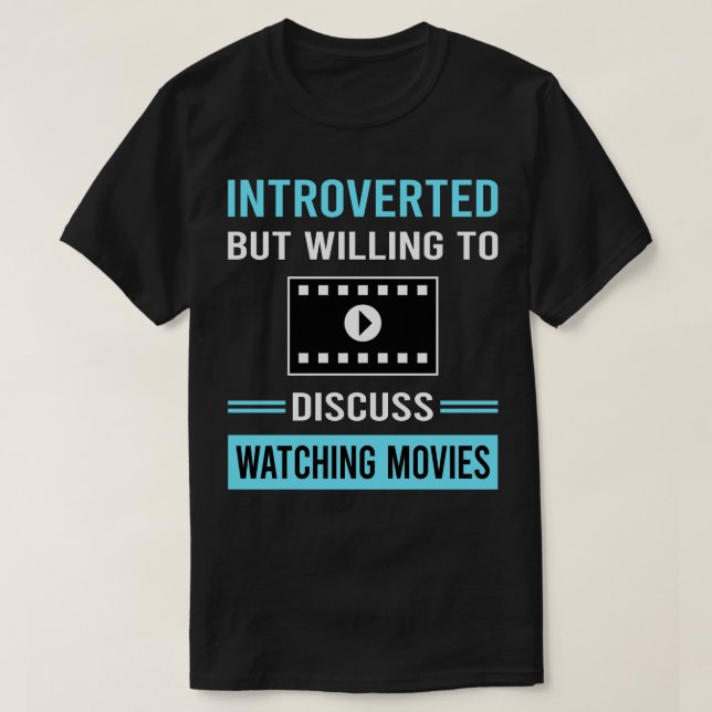 Camiseta Apresentado Assistindo filme (Frente do Design)