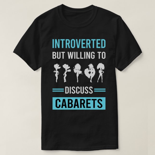 Camiseta Apresentado Cabaret Cabarets (Frente do Design)
