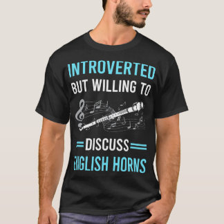 Camiseta Apresentado em Inglês Horn Cor Anglais