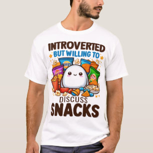Camiseta Apresentado, mas disposto a discutir cobras