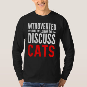 Camiseta Apresentado Mas Disposto A Discutir Gatos Kitten P