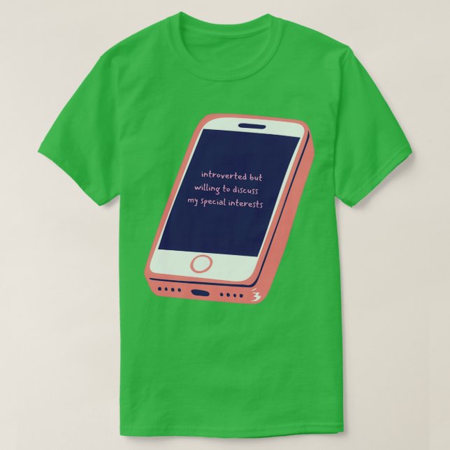 Camiseta Apresentado mas disposto a discutir minha informaç (Frente do Design)