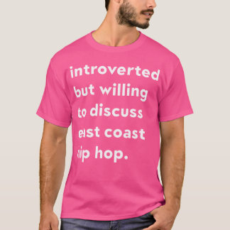 Camiseta Apresentado, Mas Disposto A Discutir O Dica Da Cos