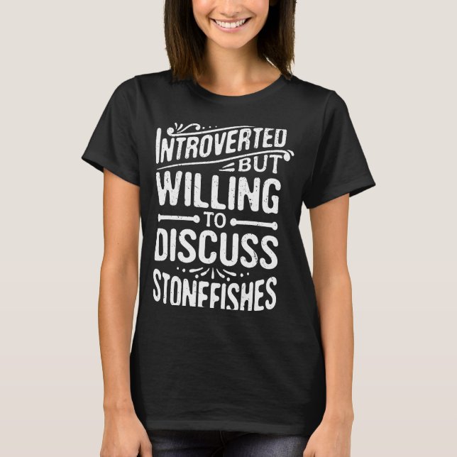 Camiseta Apresentado, Mas Disposto A Discutir Os Incêndios (Frente)