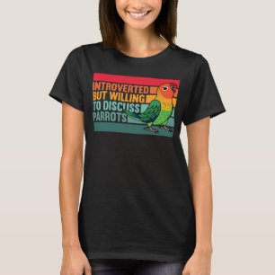 Camiseta Apresentado Mas Parrots Fischers Lovebird
