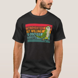 Camiseta Apresentado Mas Parrots Green Monk Parakeet Quaker
