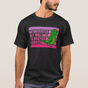 Camiseta Apresentado, Mas Parrots Mache Eclectus