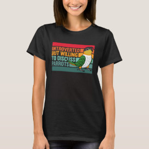 Camiseta Apresentado, Mas Parrots Preto Caique