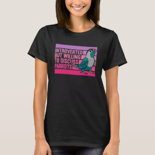 Camiseta Apresentado Mas Parrots Turquoise Green Cheek Conu