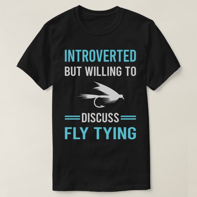 Camiseta Apresentado o Tying Fly (Frente do Design)
