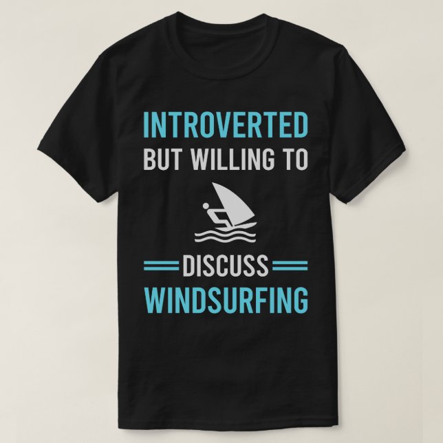 Camiseta Apresentado Windsurf Windsurf Windsurfer (Frente do Design)