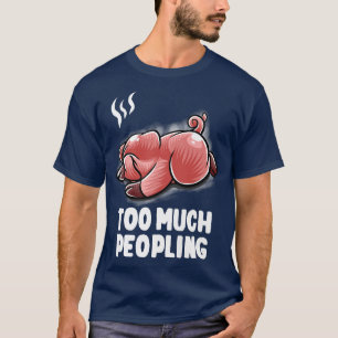 Camiseta Apresentador de Fazendas para porcos dormindo dema