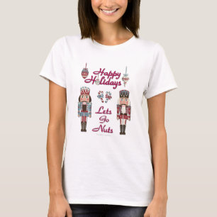 Camiseta Apresentador de Natal Vamos Quebrar Nozes