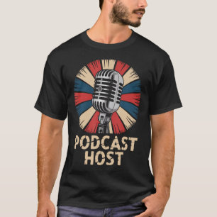 Camiseta Apresentador de Podcast