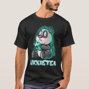 Camiseta Apresentador do Nerd Tea Panda Bear Geek Tea Cup B