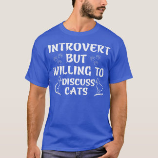 Camiseta Apresentamos mas dispomos a discutir gatos