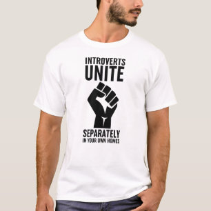 Camiseta Apresentamos Unir Separadamente Em Suas Próprias C